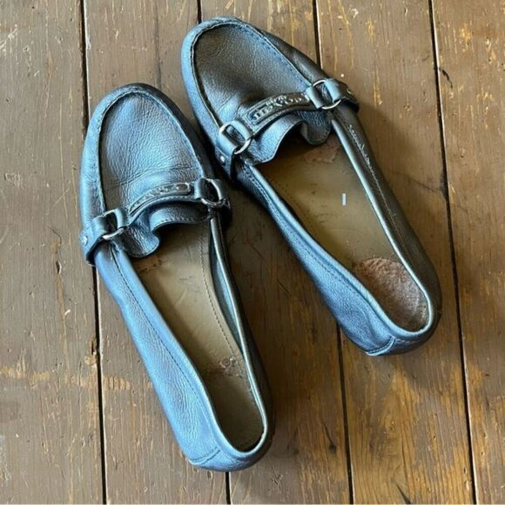Coach Felicia Moccasin Leather Flats - Picture 2 of 7